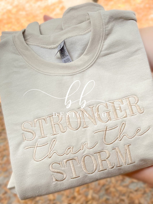 Adult Stronger than the Storm Sweatshirt